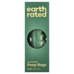 Earth Rated Sacos de lixo para cães sem cheiro 300 sacos