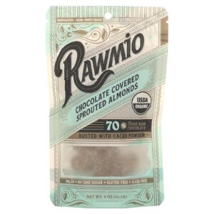 Rawmio Amêndoas Germinadas com Chocolate 567 g (2 oz)