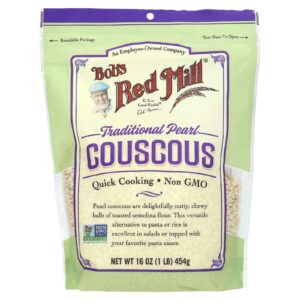 Bobs Red Mill Cuscuz de Pérola Tradicional 454 g (16 oz)
