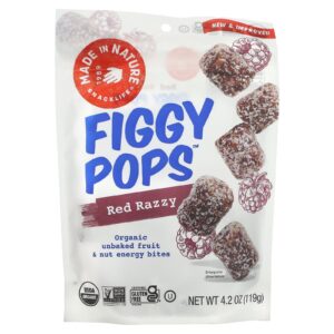 Made in Nature Figgy Pops Framboesa Vermelha 119 g (42 oz)