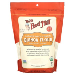 Bobs Red Mill Farinha de Quinoa Orgânica Integral 18 oz (510 g)