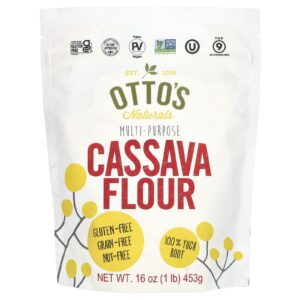 Ottos Naturals Farinha de Mandioca Multiuso 453 g (16 oz)