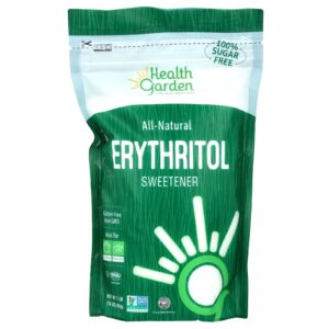 Health Garden Adoçante de Eritritol Totalmente Natural 453 g (1 lb)