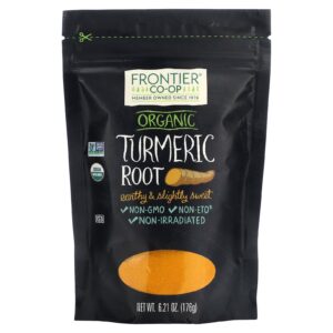 Frontier Co-op Raiz de cúrcuma orgânica 176 g (621 oz)