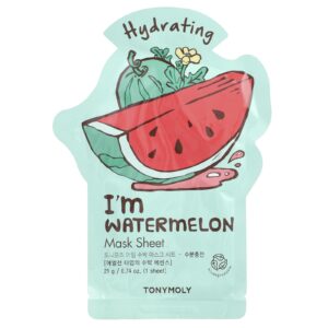 TonyMoly Im Watermelon Folha de Máscara Hidratante 1 Folha 21 g (074 oz)