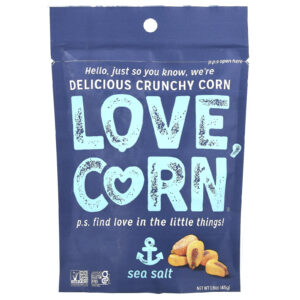 Love Corn Milho Torrado Premium Sal Marinho 45 g (16 oz)