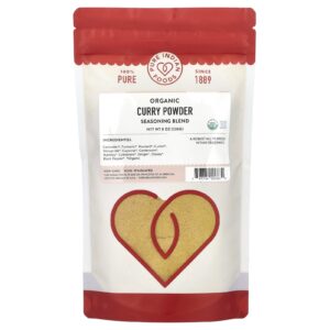 Pure Indian Foods Curry Orgânico em Pó Mistura de Temperos 226 g (8 oz)