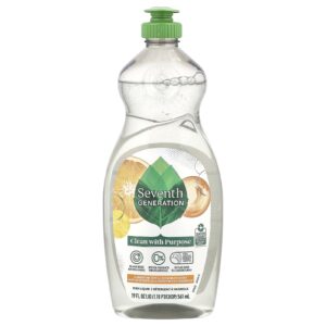 Seventh Generation Líquido para Prato Raspas de Clementina e Capim-limão 561 ml (19 fl oz)
