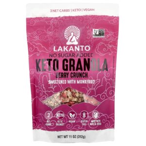 Lakanto Granola Cetogênica Crocante de Frutos Silvestres 312 g (11 oz)