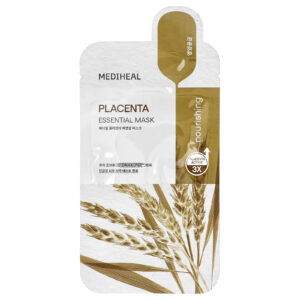 MEDIHEAL Placenta Máscara Essencial de Beleza 1 Folha 24 ml (081 fl oz)