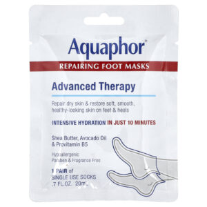 Aquaphor Máscaras Reparadoras para os Pés 1 Par 20 ml (07 fl oz)