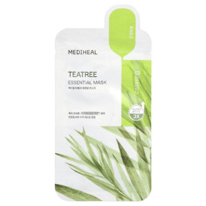MEDIHEAL Máscara Essencial de Beleza da Árvore do Chá 1 folha 24 ml (081 fl oz)