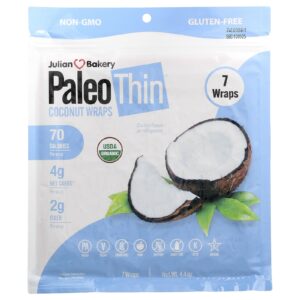 Julian Bakery PaleoThin® Wraps de Coco 7 Wraps 44 oz