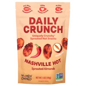 Daily Crunch Amêndoas Germinadas Nashville Hot 141 g (5 oz)