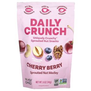Daily Crunch Mistura de Nozes Germinadas Frutos Silvestres Cereja 141 g (5 oz)