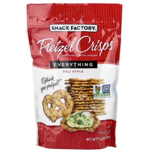 Snack Factory Pretzel Crisps Everything Deli Style 204 g (72 oz)