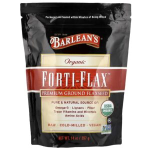 Barleans Forti-Flax™ Orgânico Linhaça Premium Moída 397 g (14 oz)