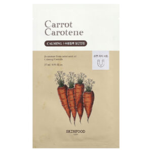 SKINFOOD Carrot Carotene Beauty Mask 1 folha 27 ml (091 fl oz)