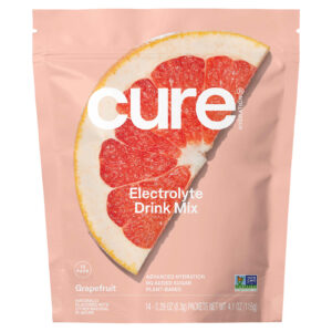 Cure Hydration Mistura de Eletrólitos para Hidratação Toranja 14 Embalagens 83 g (029 oz) Cada