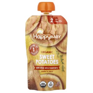 Happy Family Organics Happy Baby® Batatas-Doces Orgânicas Acima de 6 Meses 113 g (4 oz)