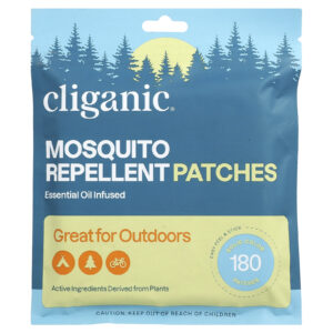 Cliganic Adesivos de Cor Sólida Repelente de Mosquitos 180 Adesivos