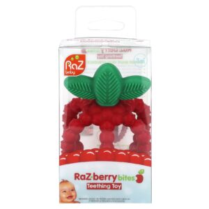 RaZbaby Raz-Berry Bites Brinquedo da Dentição 3m + 1 Brinquedo