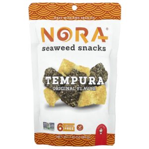 Nora Snacks Lanches de Algas Marinhas Tempura Original 40 g (141 oz)