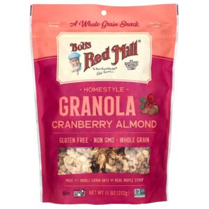 Bobs Red Mill Granola Caseira Cranberry e Amêndoa 312 g (11 oz)