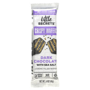 Little Secrets Wafer de Chocolate Amargo Crocante Sal Marinho 40 g (14 oz)