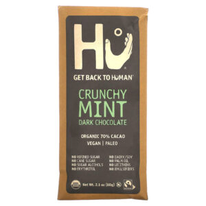 Hu Chocolate Amargo de Menta Crocante 60 g (21 oz)