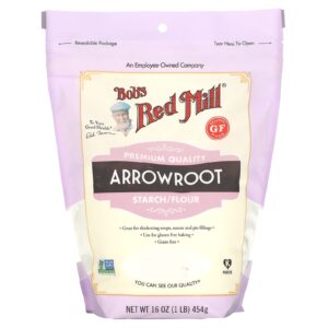 Bobs Red Mill Amido/Farinha de Araruta Sem Glúten 16 oz (454 g)