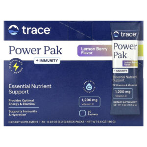 Trace Imunidade PowerPak + Fruto de Limão 30 Pacotes 53 g (019 oz) Cada