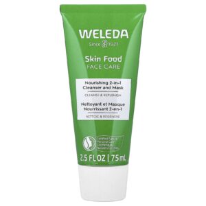 Weleda Skin Food Cuidados com o Rosto Solução de Limpeza Nutritiva 2 em 1 e Máscara de Beleza 75 ml (25 fl oz)