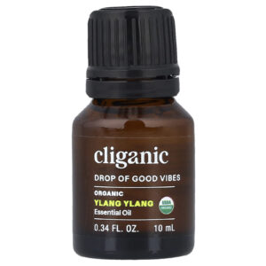 Cliganic Drop of Good Vibes™ Óleo Essencial Orgânico Ylang-Ylang 10 ml (034 fl oz)