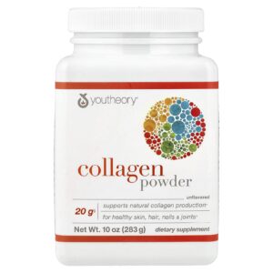 Youtheory Colágeno em Pó Sem Sabor 2835 g (10 oz)