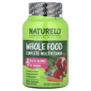 NATURELO Multivitamínico Completo Integral Para Mulheres 120 Cápsulas Vegetarianas