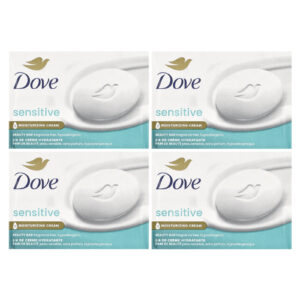 Dove Sabonete em Barra de Beleza Para Peles Sensíveis Sem Perfume 4 Barras 106 g (375 oz) Cada