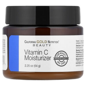 California Gold Nutrition Hidratante com Vitamina C Creme Clareador Leve Aprimorado 64 g (225 oz)