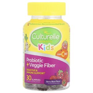 Culturelle Kids Gomas de Probióticos Sabor Berry Blast 30 Gomas Uma Vez ao Dia
