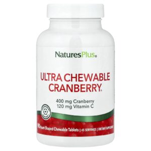 NaturesPlus Ultra Mastigável Cranberry® 90 Comprimidos Mastigáveis em Formato de Coração