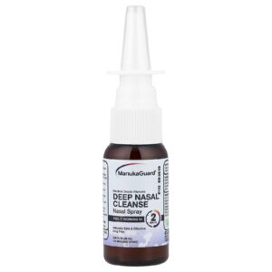 ManukaGuard Manuka de Classe Medicinal Spray Nasal para Limpeza Nasal Profunda 20 ml (065 fl oz)
