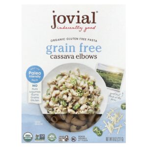 Jovial Macarrão Orgânico Sem Glúten Cotovelos de Mandioca 227 g (8 oz)