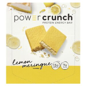 BNRG Power Crunch Protein Energy Bar Merengue de Limão 12 Barras 40 g (14 oz) Cada