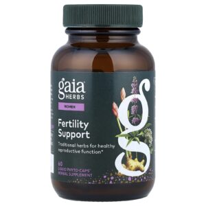 Gaia Herbs Mulheres Suporte à Fertilidade 60 Phyto-Caps® Líquidos
