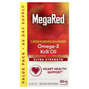 Schiff MegaRed® Ômega-3 Óleo de Krill 1.000 mg 60 Cápsulas Softgel