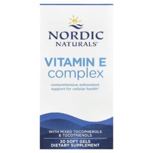 Nordic Naturals Complexo de Vitamina E 30 Cápsulas Softgel