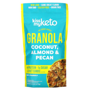 Kiss My Keto Keto Granola Coco Amêndoa e Pecã 270 g (95 oz)