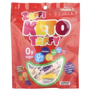 Zollipops Zaffi® Keto Taffin Frutas 85 g (3 oz)