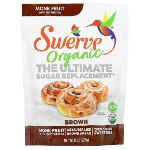 Swerve Organic The Ultimate Sugar Replacement Marrom 227 g (8 oz)