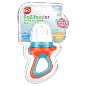 RaZbaby Raz-Feeder 6 m + Vermelho e Azul 1 Alimentador